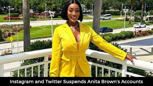 Instagram and Twitter Suspends Anita Brown's Accounts 